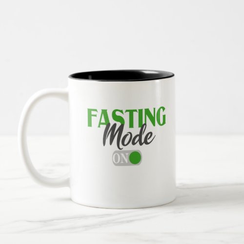 Fasting Mode On Funny Ramadan kareem Gift Two_Tone Coffee Mug