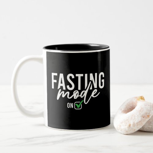 Fasting Mode On Ramadan Weight Loss Cool Islamic Two_Tone Coffee Mug