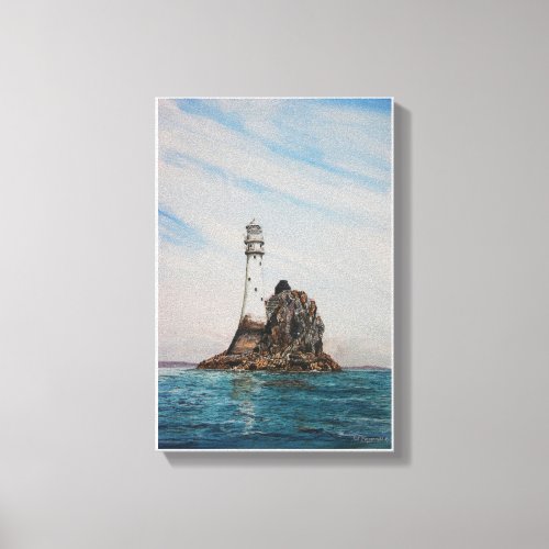 Fastnet Lighthouse Cork  Ireland Canvas Print