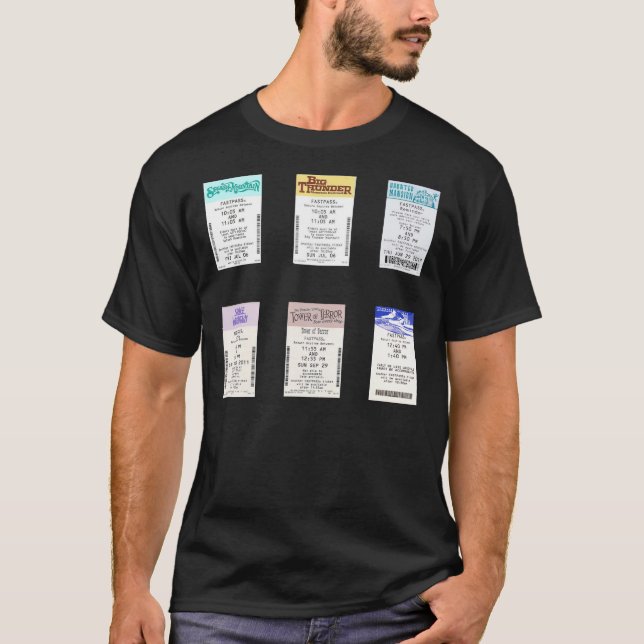 FastPass Sticker Pack Sticker T-Shirt (Front)