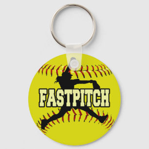 Fastpitch Keychain