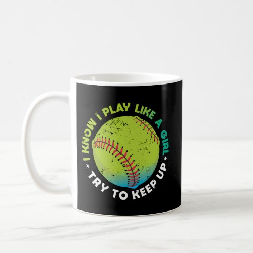 Fastpitch Pitcher Softball Game For Coffee Mug