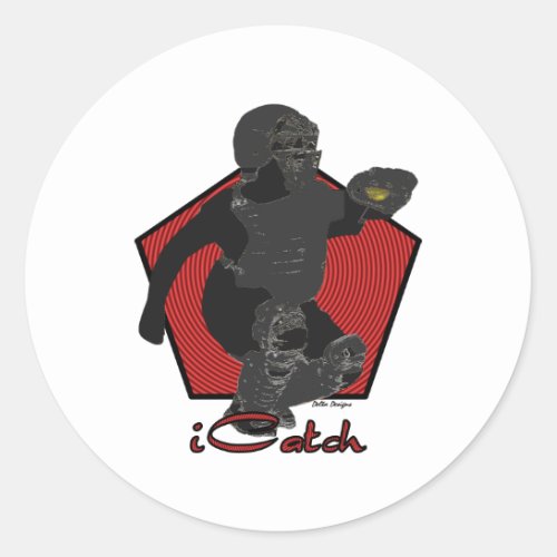 Fastpitch Softball Catcher Sticker