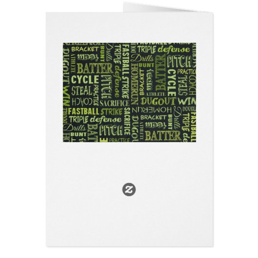 Fastpitch Softball Chalkboard Terms (Back)