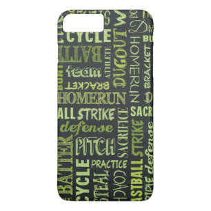 Fastpitch Softball Chalkboard Terms iPhone 8 Plus/7 Plus Case