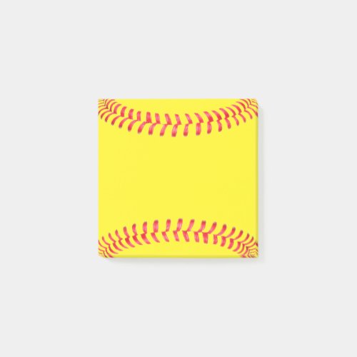 Fastpitch Softball Coach or Player Sports Office Post_it Notes