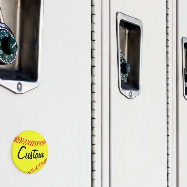 Fastpitch Softball Custom Magnet (In Situ (Locker))