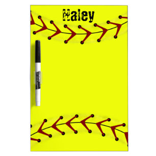 Fastpitch Softball Dry Erase Board