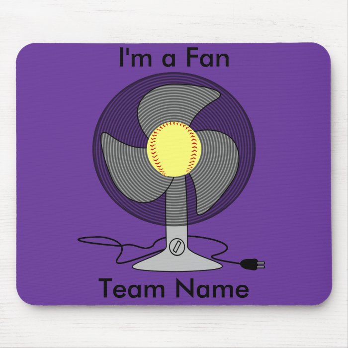 Fastpitch Softball Fan Mousepad