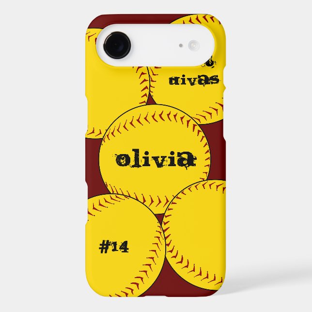 Fastpitch Softball iPhone 6 case (Back)