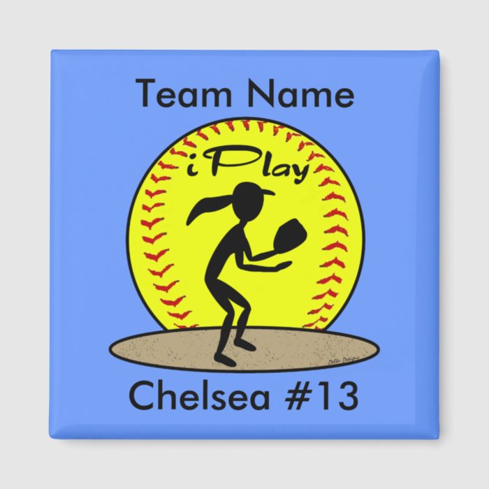 Fastpitch Softball Magnet