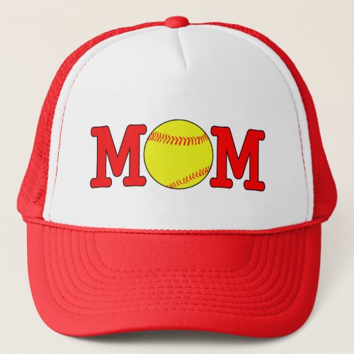 Fastpitch Softball Mom Trucker Hat