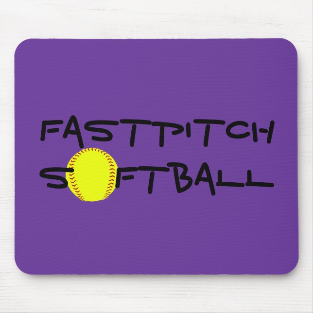 Fastpitch Softball Mouse Pad (Front)