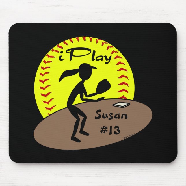 Fastpitch Softball Mousepad (Front)