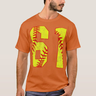 Fastpitch Softball Number 61 61 Softball Shirt Jer