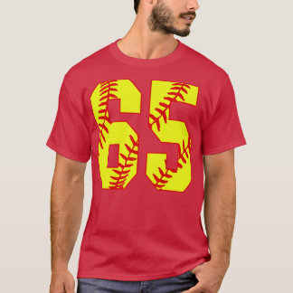 Fastpitch Softball Number 65 65 Softball Shirt Jer