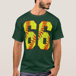 Fastpitch Softball Number 66 66 Softball Shirt Jer