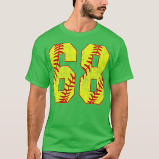 Fastpitch Softball Number 68 68 Softball Shirt Jer