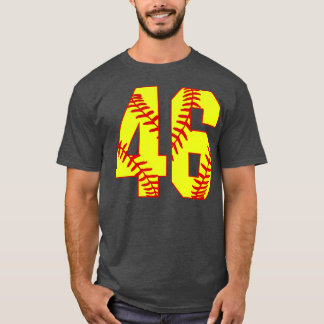 Fastpitch Softball Number Softball  Jersey Uniform T-Shirt