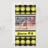 Fastpitch Softball Photo Card (Front)