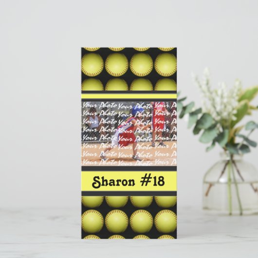 Fastpitch Softball Photo Card (Standing Front)