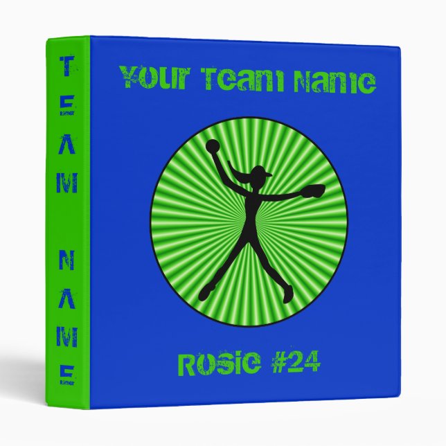 Fastpitch Softball Pitcher Binder (Front/Spine)