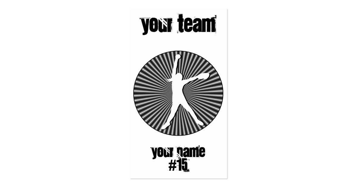 Fastpitch Softball Profile Sheet Templates