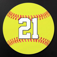 Fastpitch Softball Player Custom Number or Text