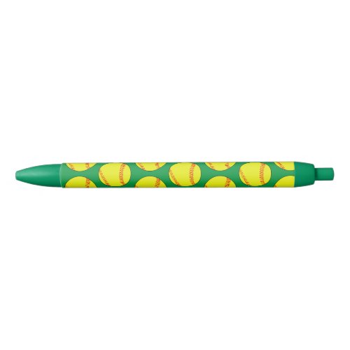 Fastpitch Softball Player or Coach Fun Sports Black Ink Pen