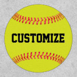 Fastpitch Softball Player / Team Name Personalized Patch at Zazzle