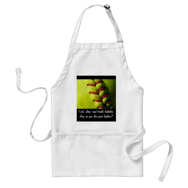 Fastpitch Softball Seam Adult Apron (Front)