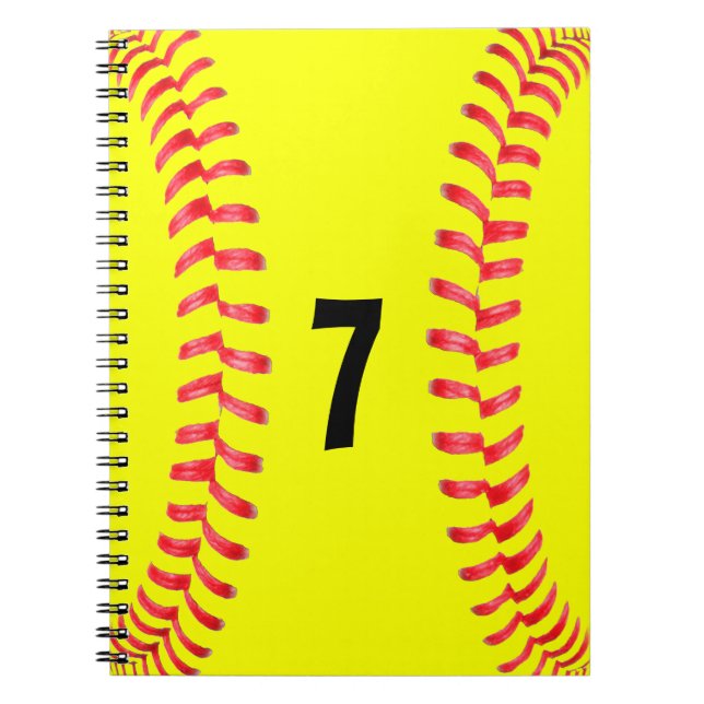 Fastpitch Softball Student-Athlete Spiral Notebook (Front)