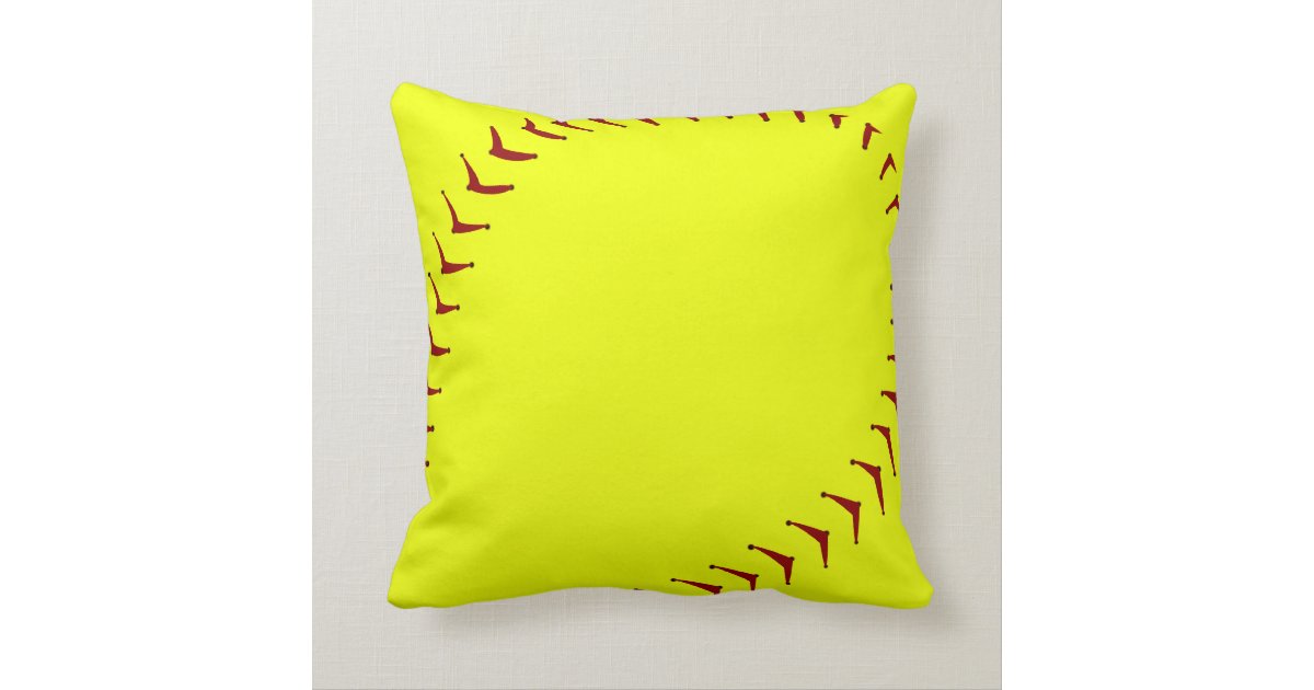 Fastpitch Softball Throw Pillow Zazzle