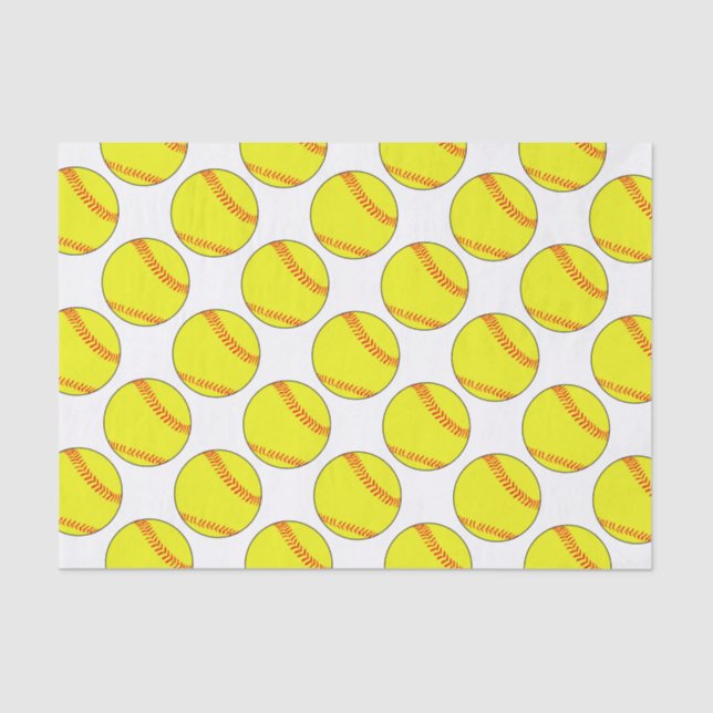 Fastpitch Softball Tissue Paper (Front)