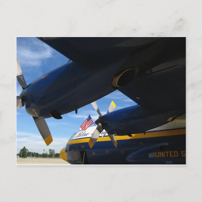 Fat Albert Blue Angels Postcard (Front)