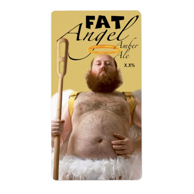 Fat Angel Amber Ale Label (Front)
