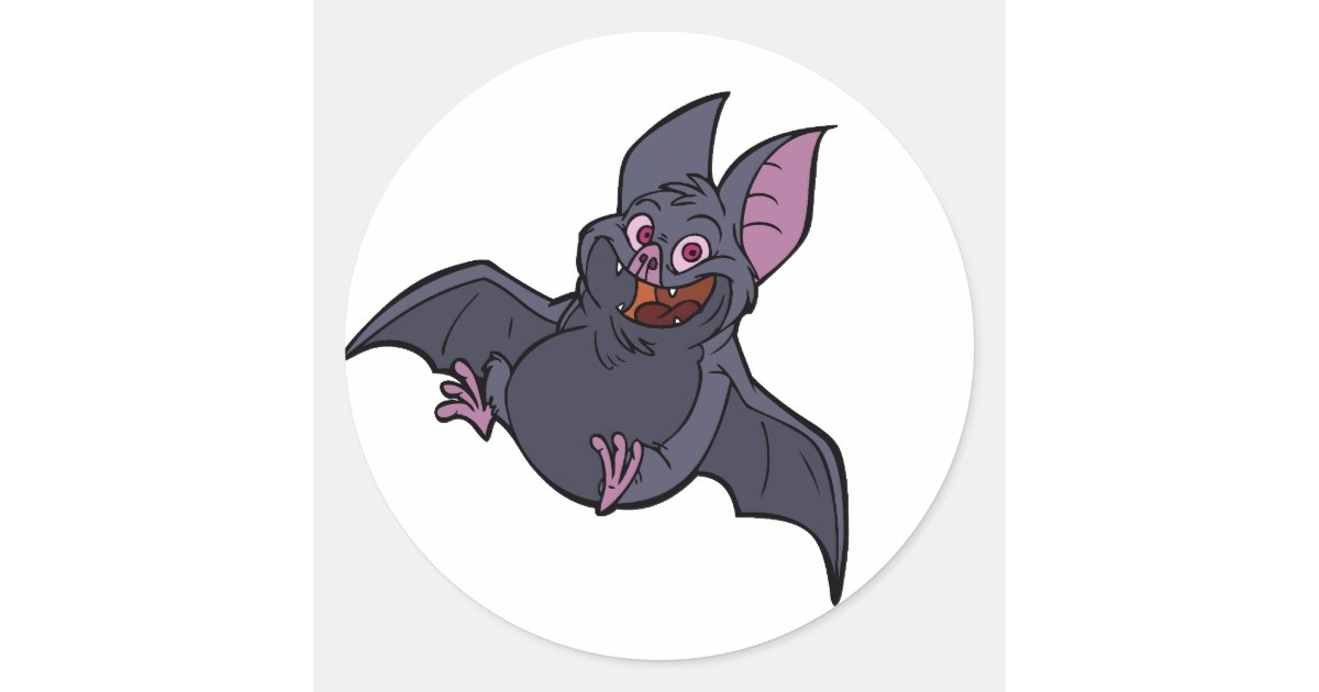 Fat Bat Stickers | Zazzle