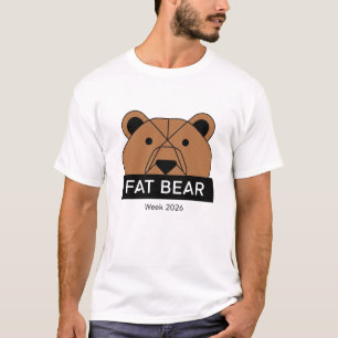 Fat Bear Week 2026 Bear Graphic Nature Wildlife T-Shirt