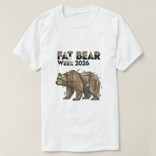 Fat Bear Week 2026 Bear Graphic Nature Wildlife T-Shirt