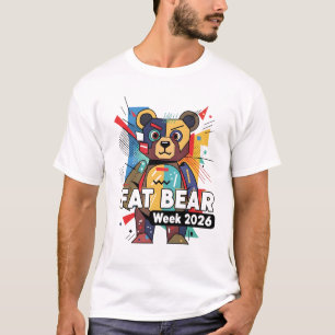 Fat Bear Week 2026 Bear Graphic Nature Wildlife T-Shirt