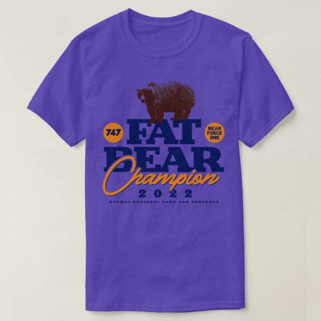 Fat Bear Week Champion T-Shirt (Design Front)