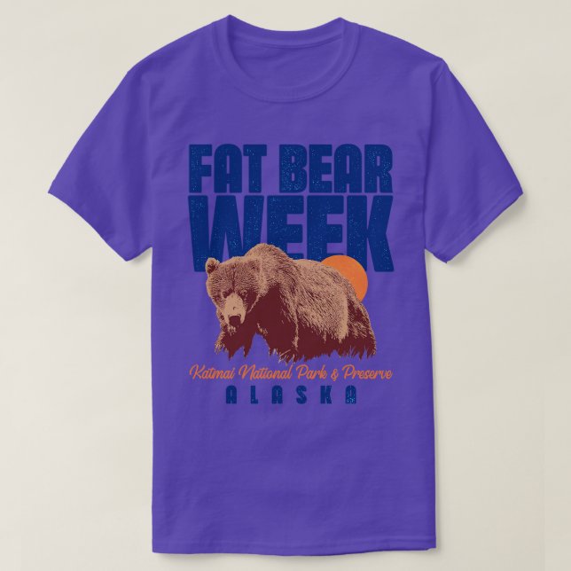 Fat Bear Week Hibernation T-Shirt (Design Front)