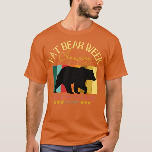 Fat Bear WeekRetro StyleKatmai Alaska T_Shirt