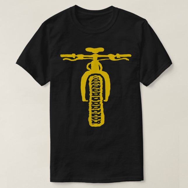 Fat Bike Mountain Biking T-Shirt (Design Front)