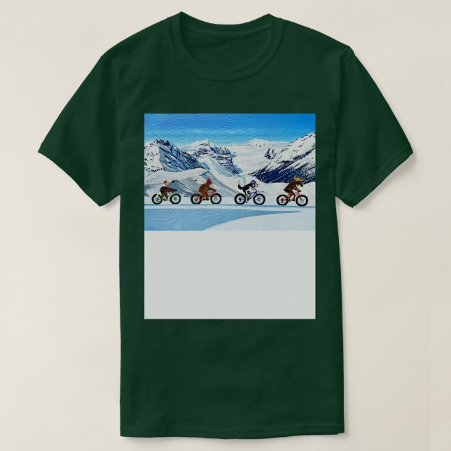 Fat Biking Buddies TShirt (Design Front)