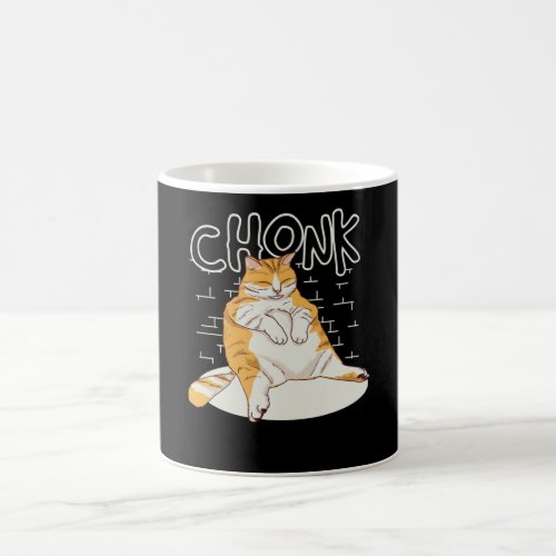 Fat Cat Chonk Scale Chonky Meme Chonker Cat Coffee Mug