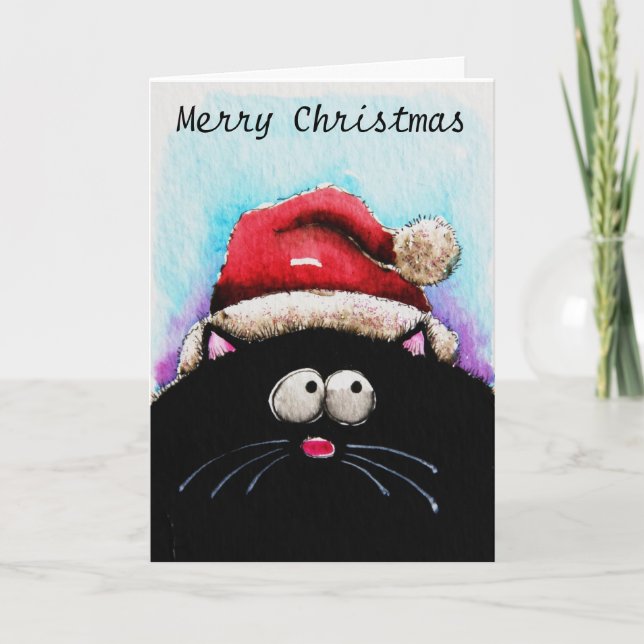 Fat Cat Christmas card (Front)