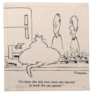 Fat Cat Cloth Napkin