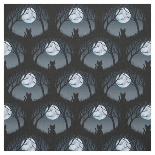 Fat Cat Fabric Cat Lover Fabric Cat Pattern Fabric