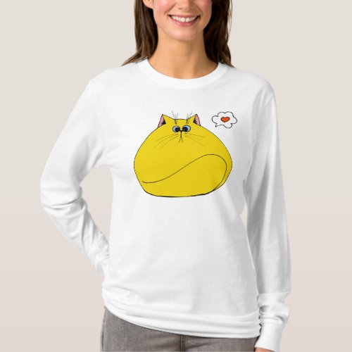 Fat Cat Funny T_shirt